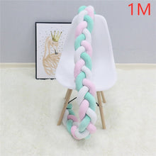 Load image into Gallery viewer, 1M/2M/3M Baby Bumper Bed Braid Knot Pillow Cushion Bumper for Infant Bebe Crib Protector Cot Bumper Room Decor