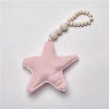 Load image into Gallery viewer, Baby Decoration Pillow Nordic Moon Stars Wooden Beads Strings Toys Kids Bed Room Crib Tent Decor Ornaments Photography Props