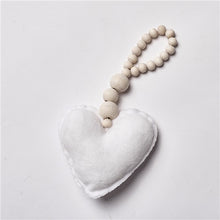Load image into Gallery viewer, Baby Decoration Pillow Nordic Moon Stars Wooden Beads Strings Toys Kids Bed Room Crib Tent Decor Ornaments Photography Props