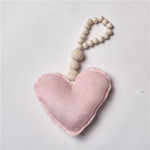 Load image into Gallery viewer, Baby Decoration Pillow Nordic Moon Stars Wooden Beads Strings Toys Kids Bed Room Crib Tent Decor Ornaments Photography Props