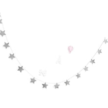 Load image into Gallery viewer, Mosquito Net Hanging Decoration Gold Silver Sparkling Stars baby room decor Children's Rooms Walls Decor baby bed